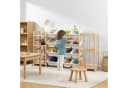 relaxdays Kinderregal mit 12 Boxen und Kuscheltier-Zoo Bild 1