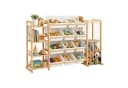 relaxdays Kinderregal mit 12 Boxen und Kuscheltier-Zoo Bild 2