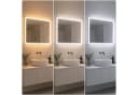 relaxdays LED-Badspiegel Dimmbar mit Touchsensor und 3 Lichtfarben Bild 5