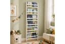 relaxdays Kinderregal Bücherregal 6 Fächer Weiß Bild 5