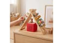 relaxdays Eckregal Toniebox Regal Dreieck Kiefernholz Bild 1