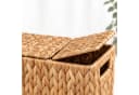 relaxdays Toilettenpapierhalter 6 Rollen Wasserhyazinthe Braun Bild 3