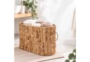 relaxdays Toiletten-Ersatzrollenhalter Braun Wasserhyazinthe Bild 5