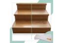 relaxdays Stufenmatte selbstklebend 15er Set Transparent Bild 5