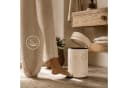 relaxdays Kosmetikeimer Retro 5 Liter Beige mit Trittpedal Bild 3