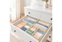 relaxdays Schubladeneinsatz Ordnungssystem 16-tlg. Beige Vlies Bild 1