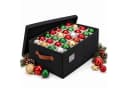 relaxdays Weihnachtskugel Aufbewahrungsbox Schwarz 96 Fächer Bild 2