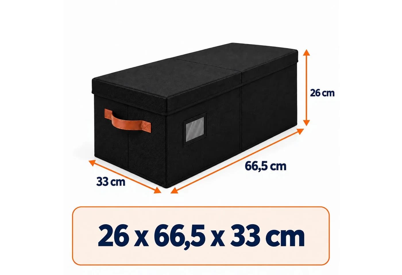 relaxdays Weihnachtskugel Aufbewahrungsbox Schwarz 96 Fächer - Bild 4