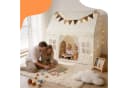 relaxdays Spielzelt mit Lichterkette Beige Bild 1