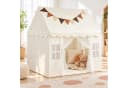 relaxdays Spielzelt mit Wimpelkette Beige Bild 1