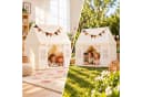 relaxdays Spielzelt mit Wimpelkette Beige Bild 3