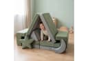 relaxdays Kindersofa 10-tlg. Kinder Spielsofa modular grün Bild 1