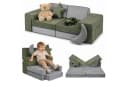 relaxdays Kindersofa 10-tlg. Kinder Spielsofa modular grün Bild 2