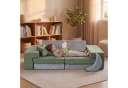 relaxdays Kindersofa 10-tlg. Kinder Spielsofa modular grün Bild 3
