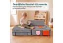 relaxdays Kinder-Spielsofa 18-tlg. Modular Anthrazit Bild 1