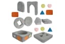 relaxdays Kinder-Spielsofa 18-tlg. Modular Anthrazit Bild 5