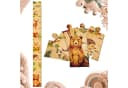 relaxdays Messlatte Kinder Holz 7-tlg. Waldtiere Bild 2