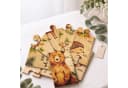 relaxdays Messlatte Kinder Holz 7-tlg. Waldtiere Bild 5