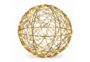 relaxdays LED Kugelleuchte Dekokugel 20 cm warmweiß gold Bild 2