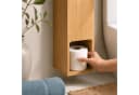 relaxdays Toiletten-Ersatzrollenhalter für 4 Rollen Bambus Schwarz Bild 5
