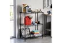 relaxdays Steckregal Metallregal Drahtgitter Schwarz Bild 5