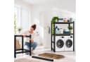 relaxdays Schwerlastregal 9-tlg. Braun/Schwarz Industrial Bild 3