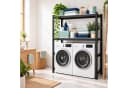 relaxdays Schwerlast Waschmaschinenregal Schwarz 9-tlg. Bild 1