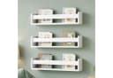 relaxdays Kinderregal Wand 3er Set Weiß MDF Bild 2