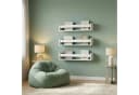 relaxdays Kinderregal Wand 3er Set Weiß MDF Bild 3