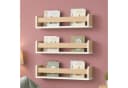 relaxdays Kinderregal Wand 3er Set Natur MDF Bild 2