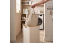 relaxdays Flaschensammler 100 L Beige Polyester Bambus Bild 3