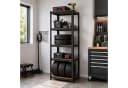 relaxdays Schwerlastregal Industrial 500 kg Stahl Braun/Schwarz Bild 5