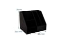 relaxdays Briefablage Schreibtisch Organizer DIN A4 Schwarz Bild 4