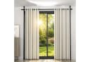 relaxdays Paraventgestell ohne Bohren Schwarz Teleskopstange Bild 3