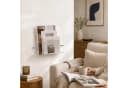 relaxdays Zeitungsständer Wand 3er Set Transparent Silber Bild 1