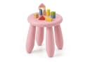relaxdays Kinderhocker Sitzhocker für Kleinkinder, Rosa Bild 2