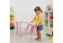 relaxdays Kinderhocker Sitzhocker für Kleinkinder, Rosa Bild 5