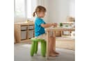 relaxdays Kinderhocker Sitzhocker für Kleinkinder grün Bild 1