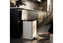 relaxdays Mülleimer 30 Liter weiß mit Trittpedal und Softclose Bild 1