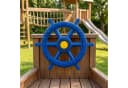 relaxdays Spielzeug-Steuerrad mit Drehgeräusch, blau Bild 1