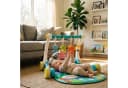 relaxdays Baby Gym mit Rollen, Musik & Licht, Blau Bild 1