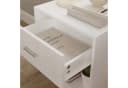 relaxdays Nachtschrank mit Schublade weiß, 2er-Pack Bild 5