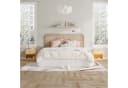 relaxdays Nachtschrank 2er-Pack Holzoptik Braun mit Schublade Bild 1