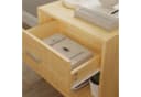 relaxdays Nachtschrank 2er-Pack Holzoptik Braun mit Schublade Bild 5