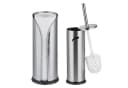 relaxdays WC-Garnitur Set Rollenhalter & WC-Bürste Silber Bild 2