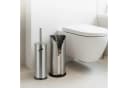relaxdays WC-Garnitur Set Rollenhalter & WC-Bürste Silber Bild 5