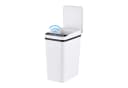 relaxdays Sensor Mülleimer 9L Weiß Hygienisch Bild 2