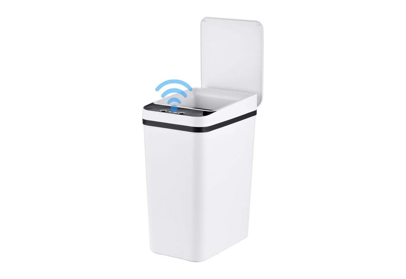 relaxdays Sensor Mülleimer 9L Weiß Hygienisch - Bild 2