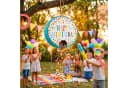 relaxdays Pinata Set 3-teilig mit Stock und Maske, Happy Birthday blau Bild 1