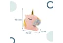 relaxdays Pinata Set Einhorn mit Stab und Maske, Braun Bild 4